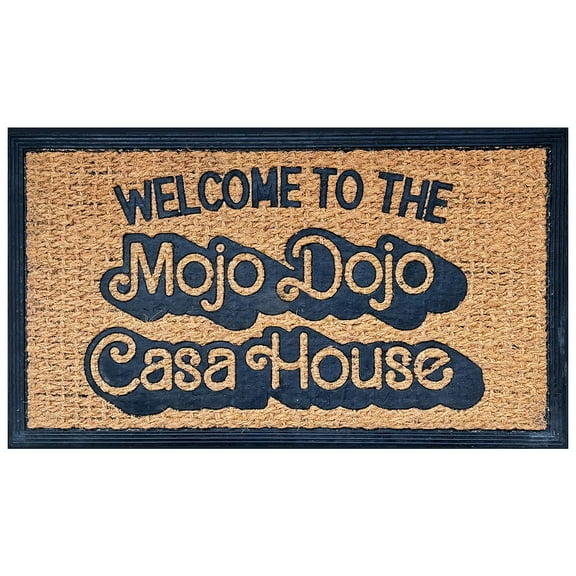 Playful 'Hello There' Welcome Doormat - Heavy-Duty Coconut Coir with Non-Slip Backing, 30x17 Inch Outdoor Rug for Porch, Entryway & Farmhouse Decor