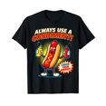 thumbnail image 1 of Playful Hot Dog Pun T-Shirt for Food Lovers with Fun Condiment Graphic, 1 of 5