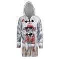 thumbnail image 1 of Playful Italian Greyhound Welcomes Winter Snowy Day with Cardinal Bird All Over Print 3D Hooded Duffle Toggle Coat Greyhound Dog Lover - 2017, 1 of 6