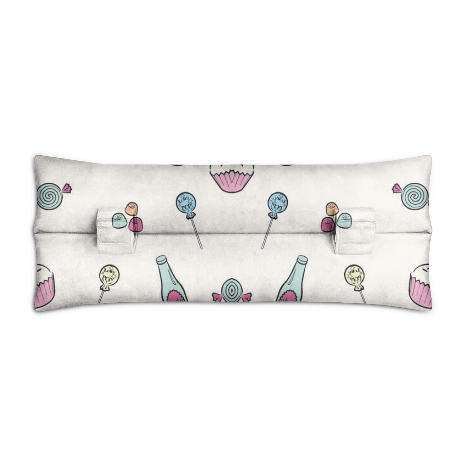 Playful Kawaii Seatbelt Pillow for Mastectomy Recovery - Colorful Rainbow Space Design Chest Protector After Heart Surgery - Soft Car Seat Belt Cushion for Women