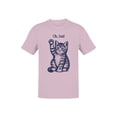 thumbnail image 1 of Playful Kitty "Oh, Hai" Design Men's T-shirt, 1 of 3