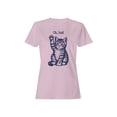 thumbnail image 1 of Playful Kitty "Oh, Hai" Design Women's T-shirt, 1 of 3