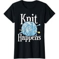 thumbnail image 1 of Playful Knit Happens Yarn Ball T-Shirt for Knitting and Crocheting Enthusiasts, 1 of 5