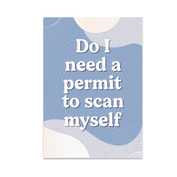 Playful Meditation Wall Art - Mindfulness Decor Enthusiast - 13x19 Poster Print