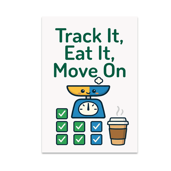 Playful Nutrition Tracking Wall Art - Health Enthusiast - 13x19 Poster Print