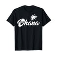 thumbnail image 1 of Playful Ohana Silhouette T-Shirt with Palm Tree Design for Casual Wear, 1 of 5