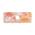 thumbnail image 1 of Playful Orange Birds Single Compact Faucet Drying Pad 14.7x5.4in Absorbent Mat for Small Sinks, Vanity Countertops, 1 of 10