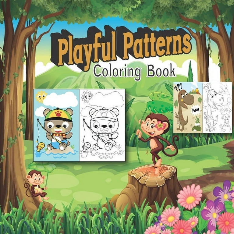 Cute and Playful Patterns Coloring Book: For Kids Ages 6-8, 9-12 (Coloring  Books for Kids #1) (Paperback)