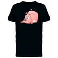 thumbnail image 1 of Playful Pig Cartoon T-Shirt Men -Image by Shutterstock, Male 3X-Large, 1 of 2