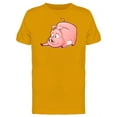 thumbnail image 1 of Playful Pig Cartoon T-Shirt Men -Image by Shutterstock, Male Medium, 1 of 2