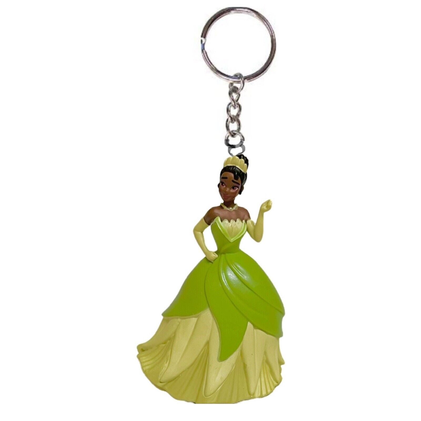 Playful Princess & Frog Tiana Key Ring Keychain Ornament PVC