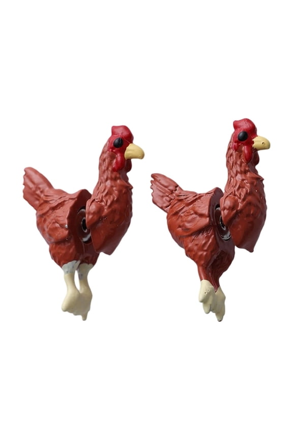Playful Rooster Designs Dainty Ear Pins Allergy Resistant Metal Casual Ear Rings Accessories For Women
