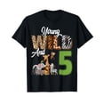 thumbnail image 1 of Playful Safari Zoo Animal T-Shirt for Young Wild 5th Birthday Celebration, 1 of 5