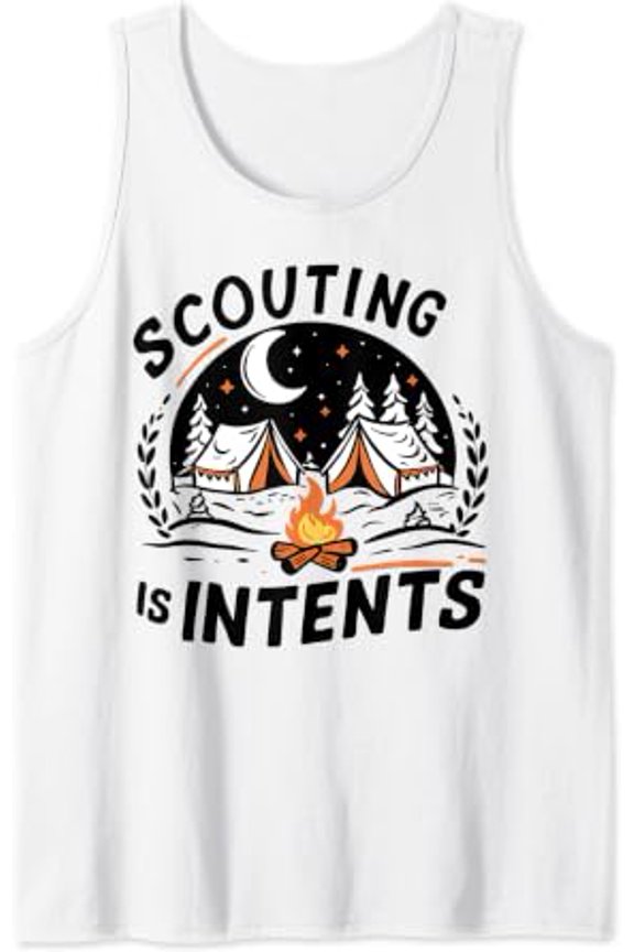 Playful Scout Scouting Is Intents Tank Top Size S-3XL