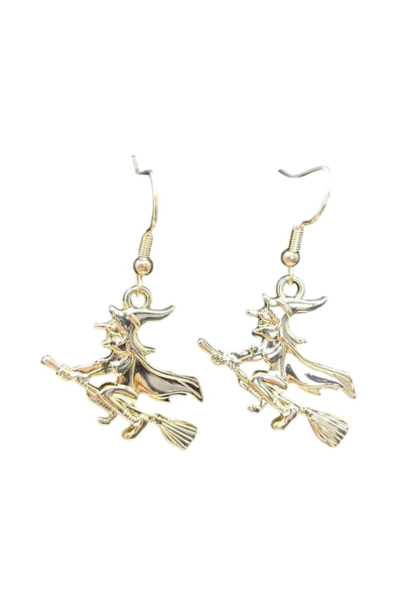Playful Shaped User Friendly Alloy Earrings With Detailed Carving Perfect For Themed Event And Daily Wear