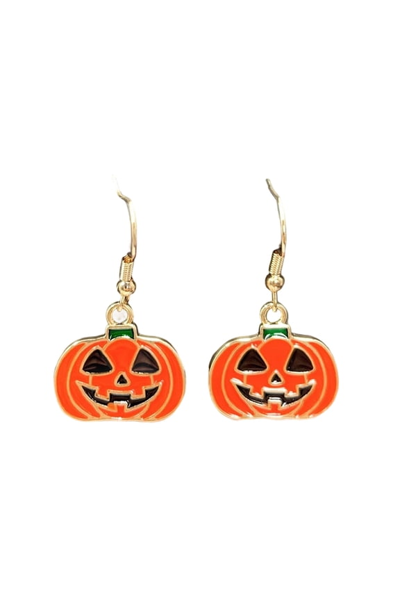 Playful Shaped User Friendly Alloy Earrings With Detailed Carving Perfect For Themed Event And Daily Wear