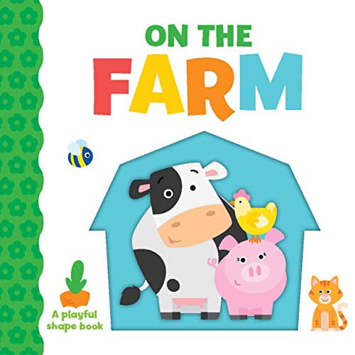 Pre-Owned Playful Shapes: On the Farm (Toddler Board Book) Paperback