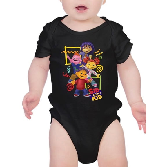 Playful Sid the Science Kid Squad - Fun Learning Graphic Baby's Bodysuit