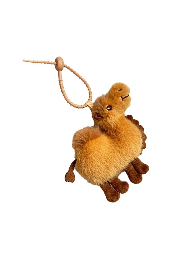 Playful Soft Camels Key Holder Decorative Item Plush Texture Bag Pendant Suitable for Home Gifting Backpacks Bedrooms