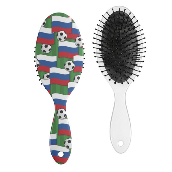 Playful Sports Hair Comb - No-Pull Design for Sensitive Scalps, Baseball, Soccer, Basketball Themes