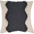 thumbnail image 1 of Playful Squiggle Fringe Down Filled Pillow, 1 of 4
