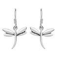 thumbnail image 1 of Playful Summer Dragonfly .925 Sterling Silver Dangle Earrings, 1 of 5