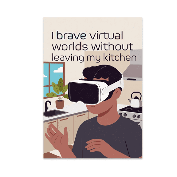 Playful Tech Wall Art - Kitchen Humor Enthusiast - 13x19 Poster Print