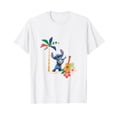 thumbnail image 1 of Playful Tropical Cartoon T-Shirt with Hula Dancing Design for Fun Summer Vibes, 1 of 5