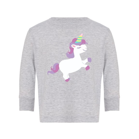 Playful Unicorn Long Sleeve Toddler -Image by Shutterstock,  2 Toddler