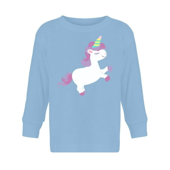 Playful Unicorn Long Sleeve Toddler -Image by Shutterstock, 3 Toddler
