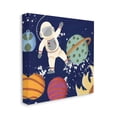 thumbnail image 1 of Stupell Industries Playful Waving Astronaut Outer Space Adventure,24 x 24,Designed by Regina Moore, 1 of 6