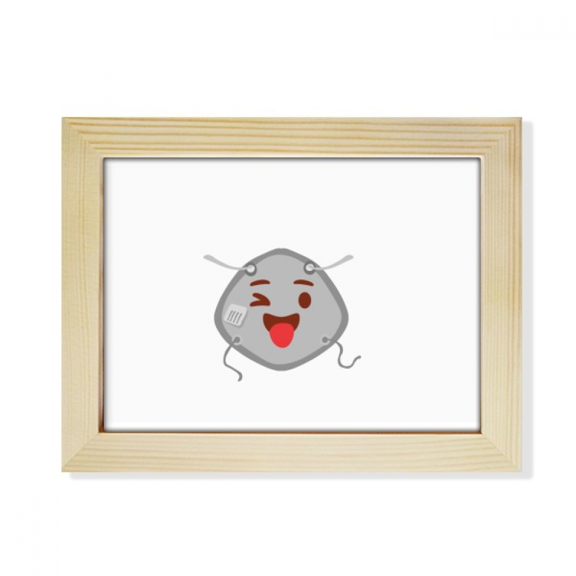 Playful Winking Head Expression Desktop Photo Frame Picture Art Decoration Painting 6x8 inch