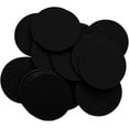 thumbnail image 1 of Playfully Ever After 4 Inch 15pc Black Felt Circle Stickers, 1 of 5