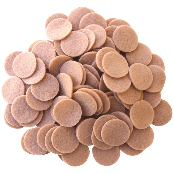 Playfully Ever After Camel Brown Craft Felt Circles (3 Inch - 30pc)