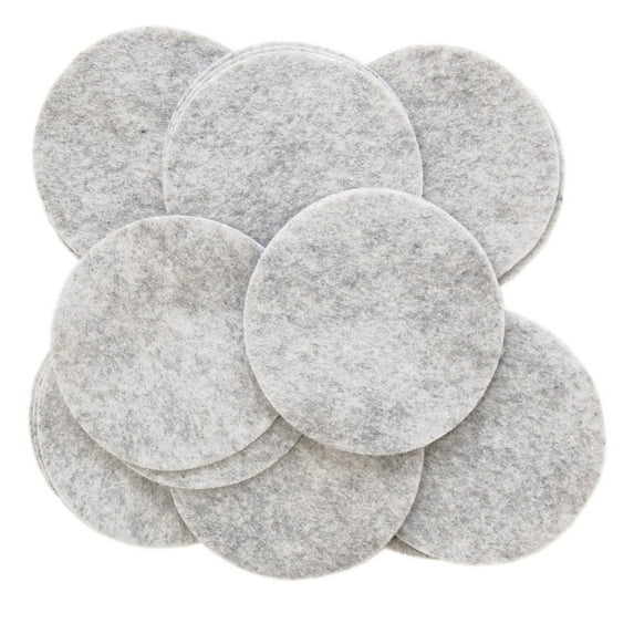 Playfully Ever After Charcoal Gray Craft Felt Circles (3 Inch - 30pc)