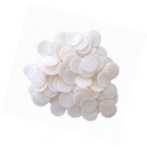 Playfully Ever After Cream Off-White Craft Felt Circles (1 Inch - 100pc)