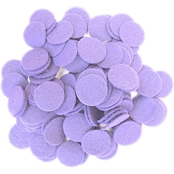 Playfully Ever After Lavender Craft Felt Circles (1.5 Inch - 94pc)