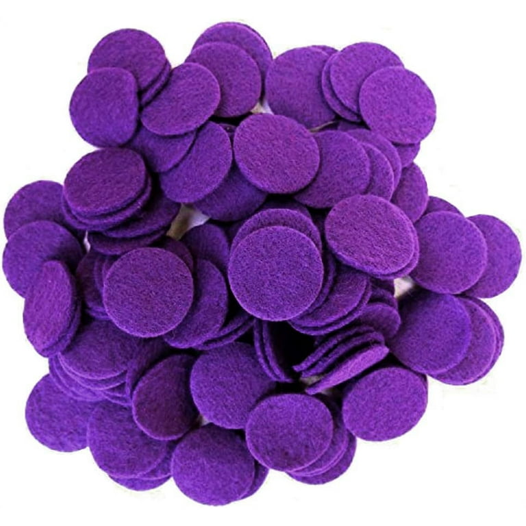 Playfully Ever After Purple Craft Felt Circles (1.5 Inch - 94pc) 