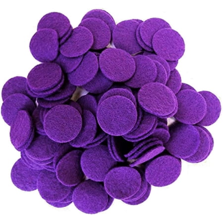 Playfully Ever After Purple Craft Felt Circles (3 Inch - 30pc)