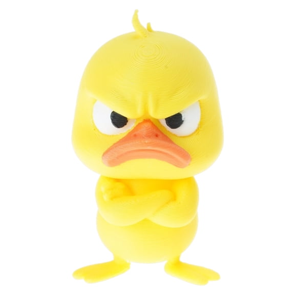 Playfulness Duck Figurine Angry Face Tabletops Ornaments for Decoration