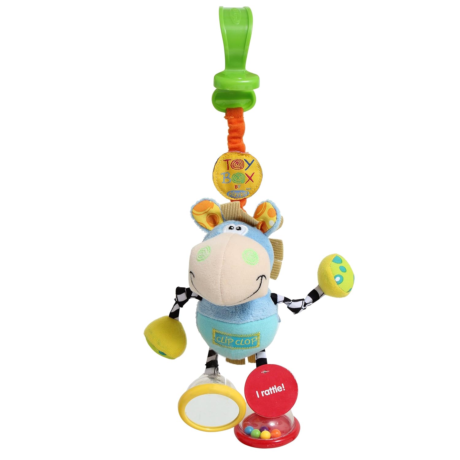 Playgro Dingly Dangly Clip Clop Melodic Infant Rattle Toy for 0