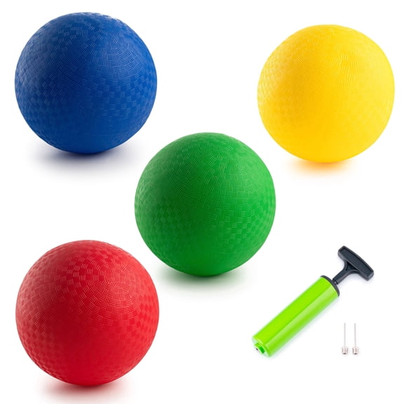 Playground Dodge Ball - PG 8.5" - Assorted Colors - Set of Four