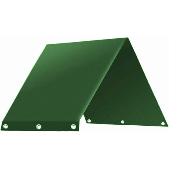 Playground Replacement Canopy 52" x 90" Outdoor Swingset Shade Kids Playground Roof Canopy Waterproof Snow Proof Tent Cover Replacement Tarp Sunshade (Green)