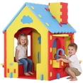thumbnail image 1 of iYofe Playhouse for Kids Toddlers, Indoor & Outdoor PlayHouse, EVA Play Houses with Pretend Kitchen/Food/Cookware Set/Chair, Girls Boys Pretend Play Toy Gift, Screwless Easy Assembly, 1 of 6