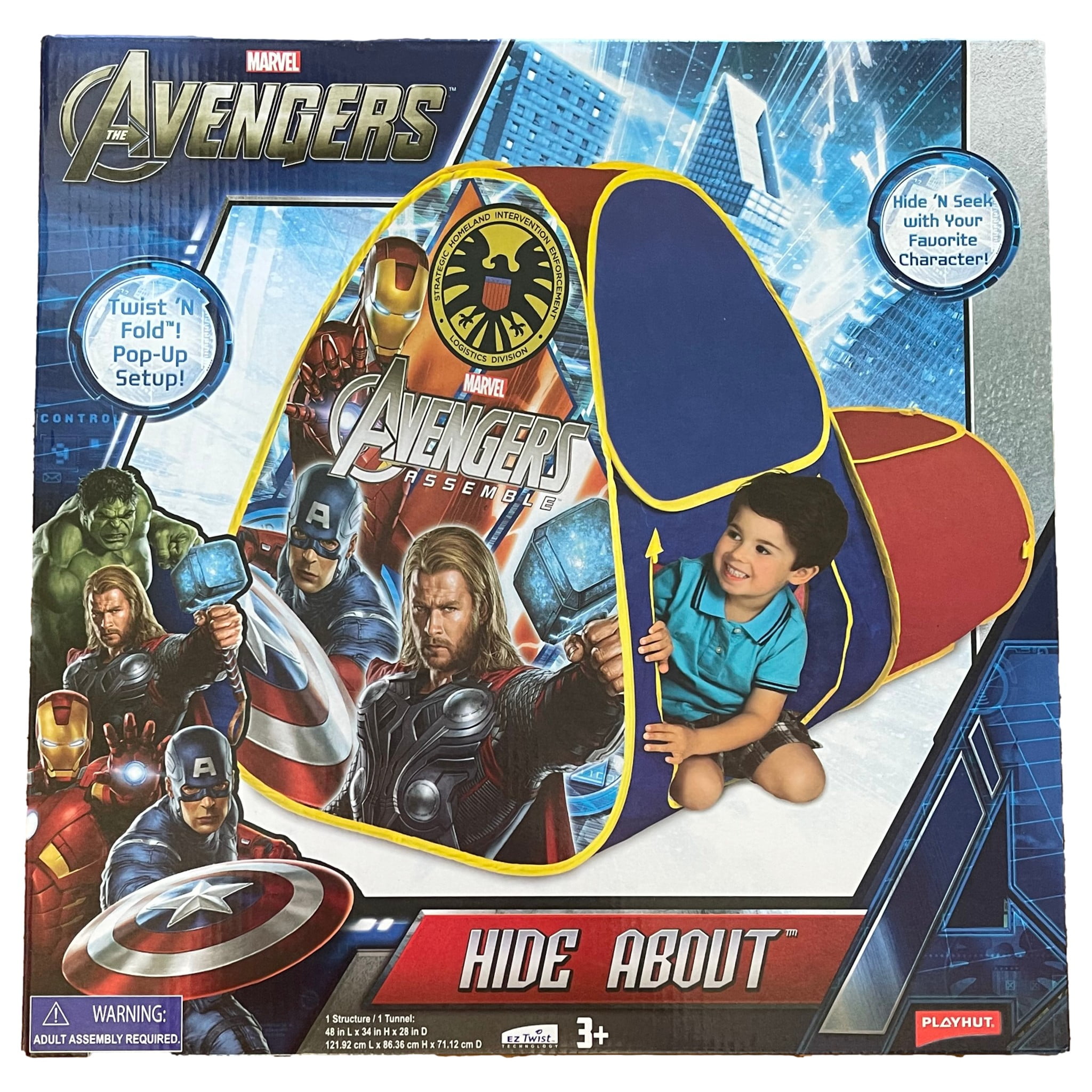 Playhut Marvel Avengers Indoor Playhouse Tent for Kids, Toddlers