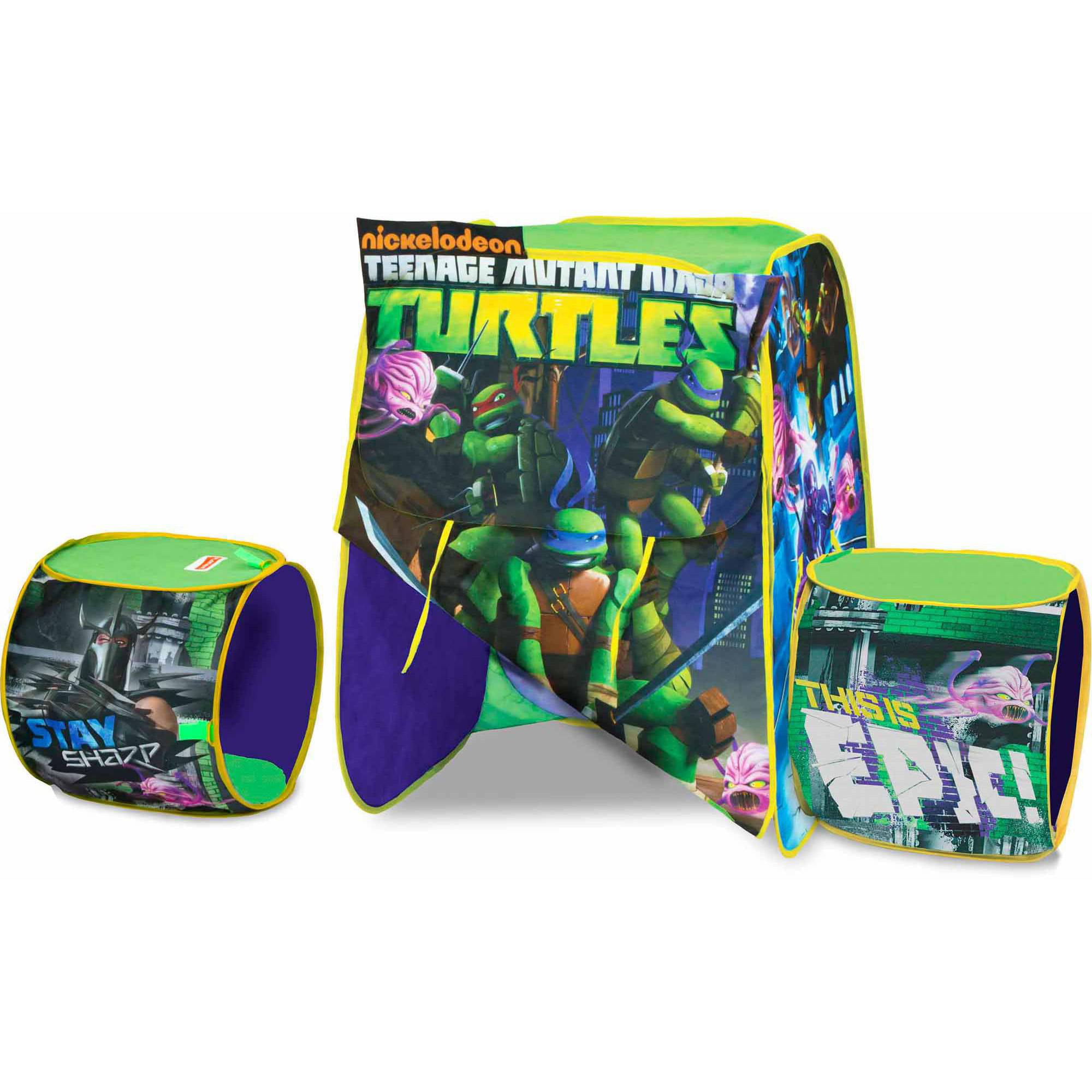 Nickelodeon Teenage Mutant Ninja Turtles Discovery Hut Tent and Tunnel