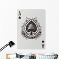 thumbnail image 1 of Playing Card Ace Wall Mural by Wallmonkeys Peel and Stick Graphic (48 in H x 36 in W) WM268662, 1 of 4