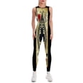 thumbnail image 1 of Playing Card Art Women's One Piece Yoga Jumpsuits Leggings Playsuit Gym Suit Fitness Running Athletic Clothes Gym Wear Set, 1 of 6