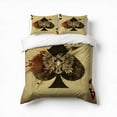 thumbnail image 1 of Playing Card Bedding Set 3 Pcs Soft Microfiber Quilt Cover For Bedroom Decor, Comforter Cover With 2 Pillowcase, 1 of 5