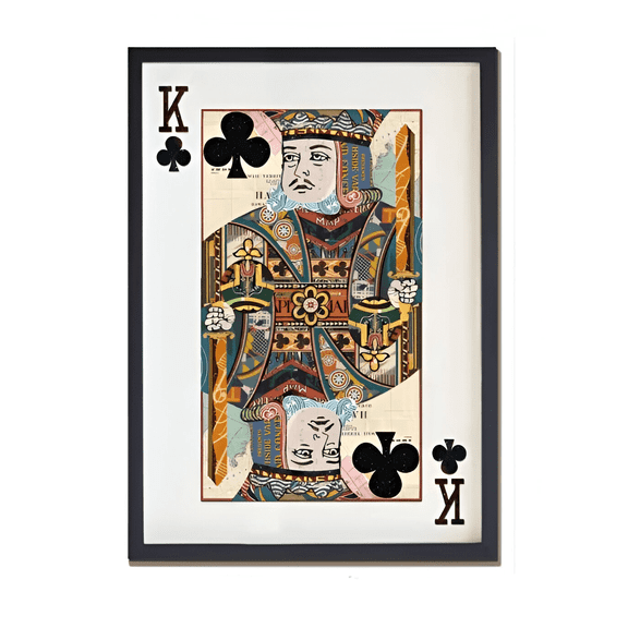 Playing Card King of Club